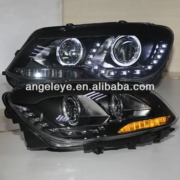 

For VW Touran LED Angel Eyes Head Light with Projector Lens 2010-2013 year