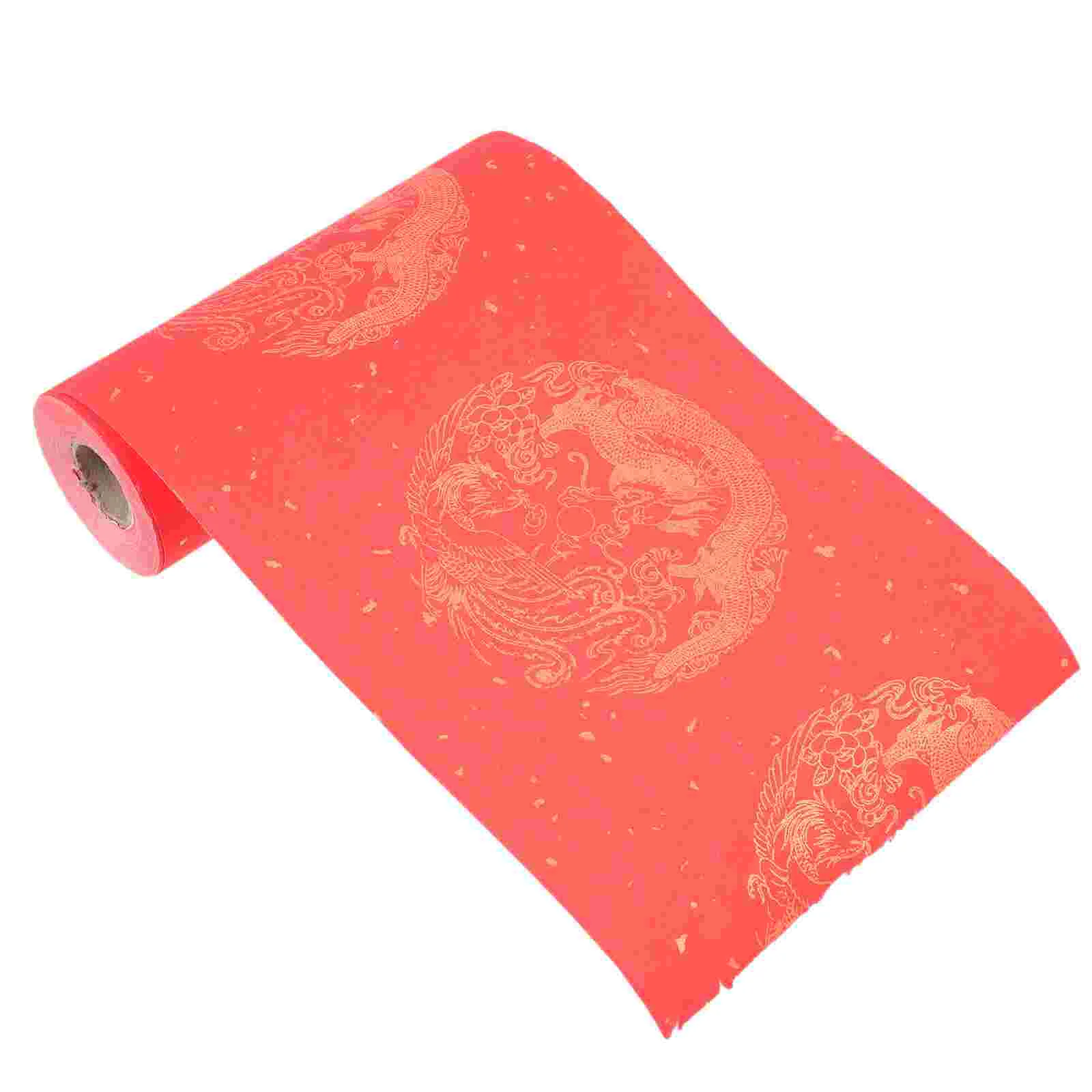 

Китайские пары, материал Xuan, красная каллиграфия, рисовый праздник весны