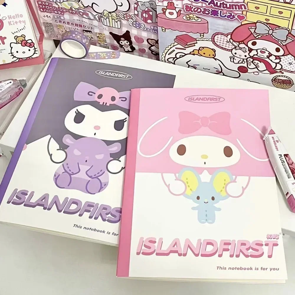 

Kawaii симпатичная удобная книга Sanrio My Melody Kuromi Hello Kitty блокнот паста блокнот канцелярские принадлежности студенческий подарок на день рождения