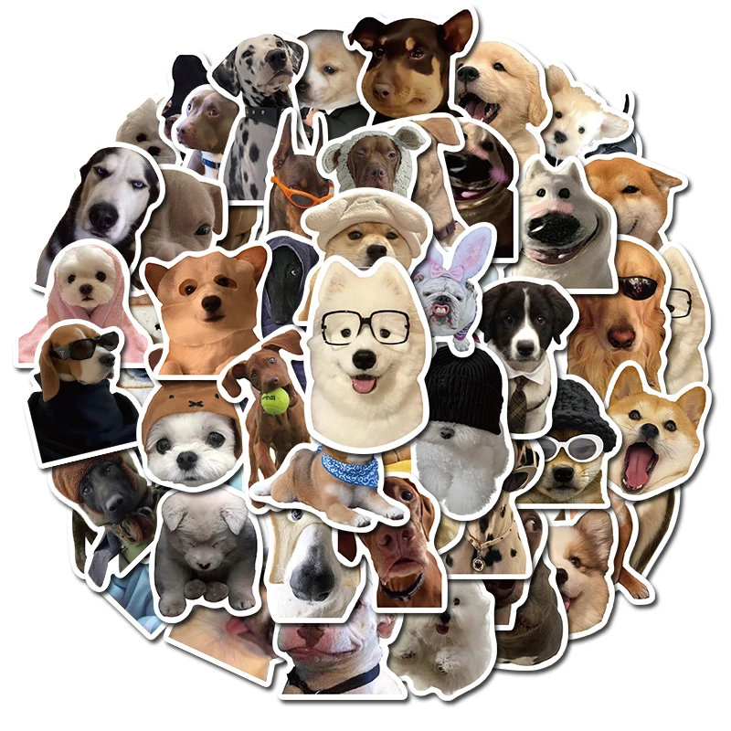 100pcs Cartoon Dog Stickers for Water Bottles Vinyl Waterproof Cute Dogs Stickers for Kids Teens Many Kinds of The Dog Stickers Decals for Dog