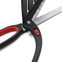 Pizza Scissors Cutting With Server Tray 5