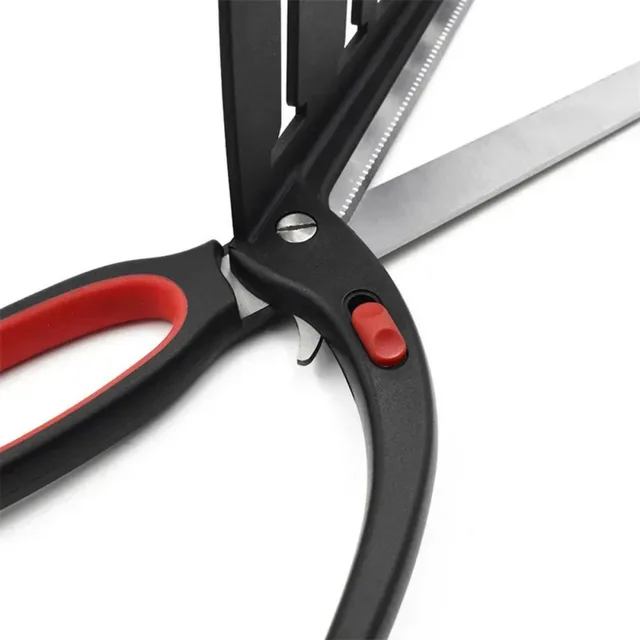 Pizza Scissors Cutting With Server Tray 5