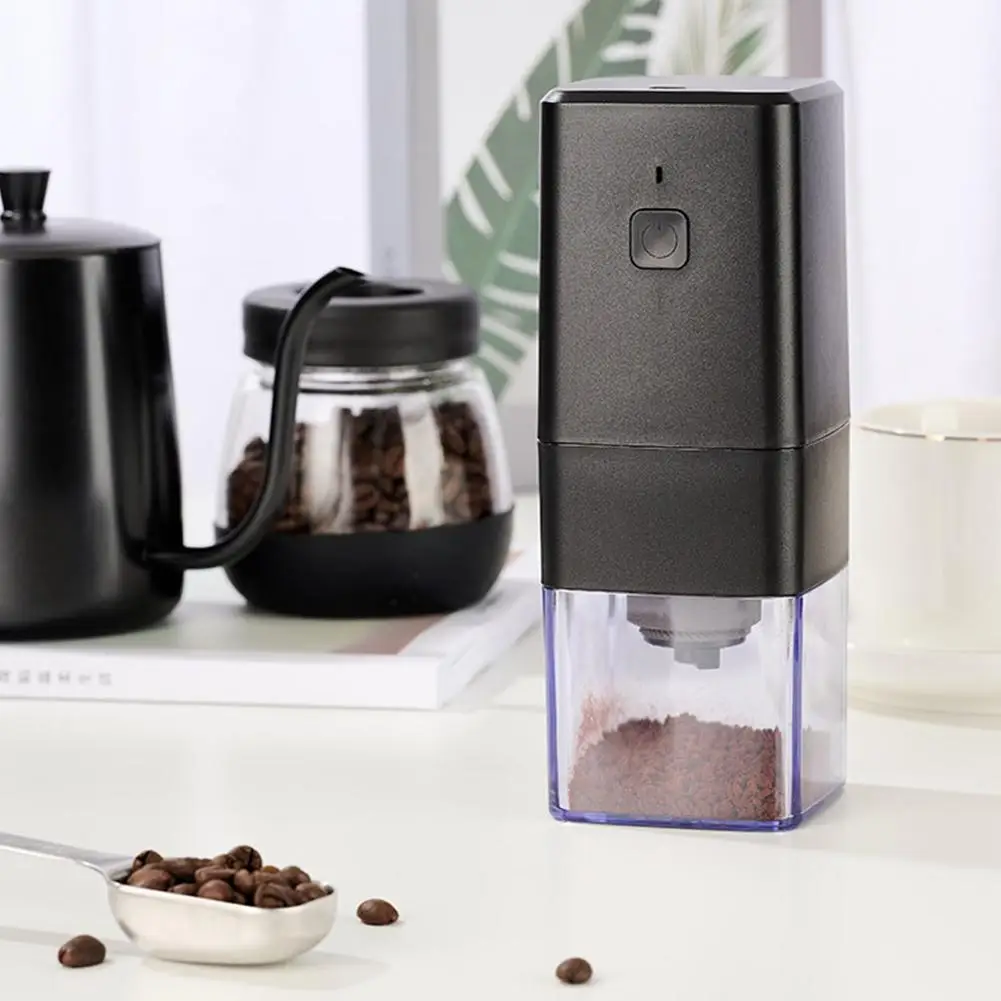 

Portable Electric Coffee Grinder Adjustable Grind Size Professional Charging Coffee Beans Mill Grinder