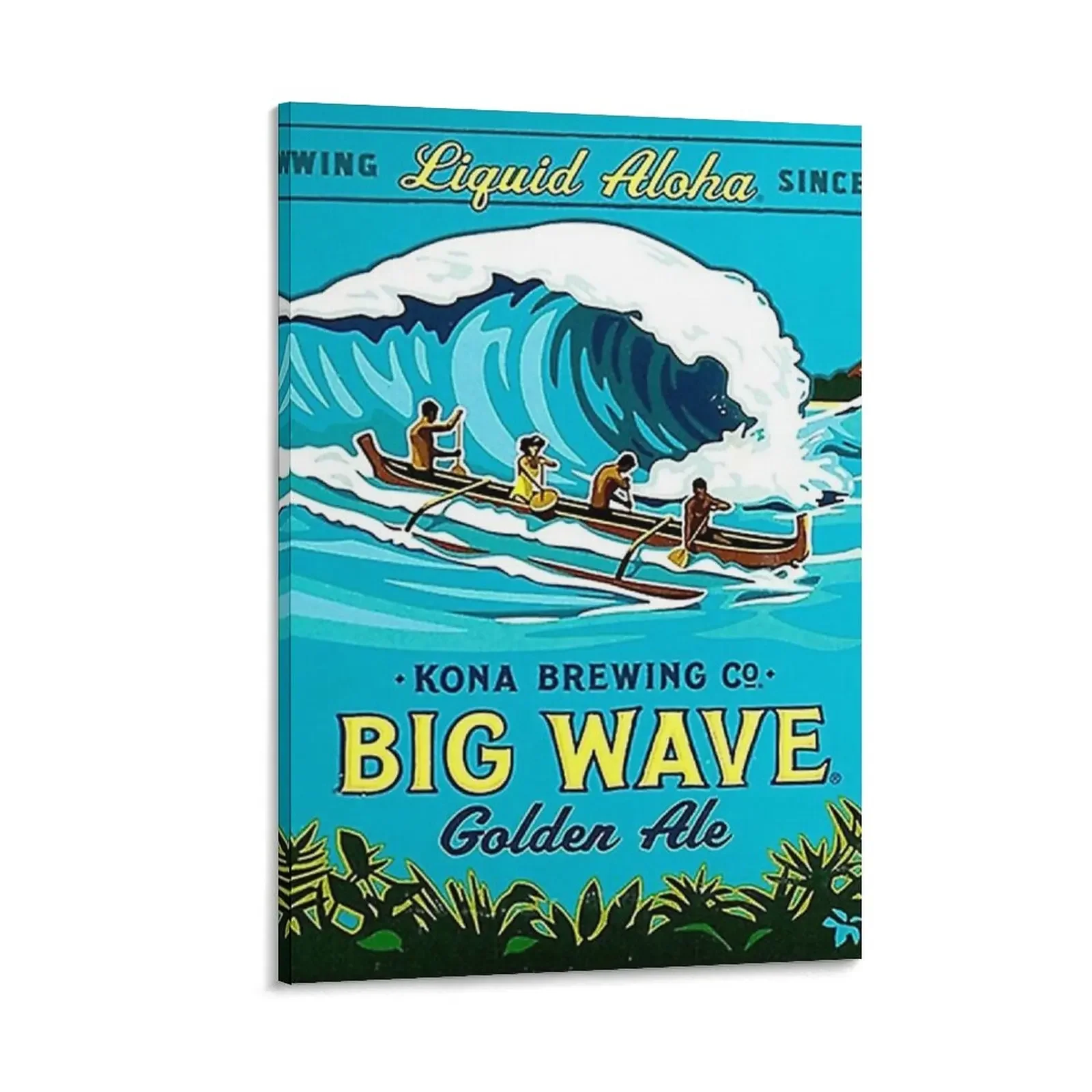 

Big Wave Canvas Painting cute room decor Luxury living room decoration