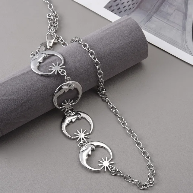 Moon Chain Belt - Silver