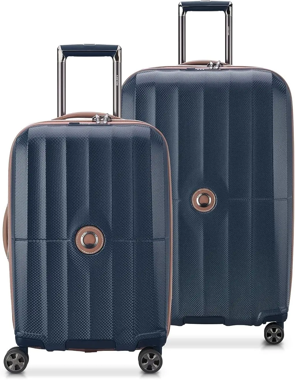 

DELSEY-Expandable Luggage with Spinner Wheels, Paris, Saint Germain, Navy, 2-Piece Set (21/28)