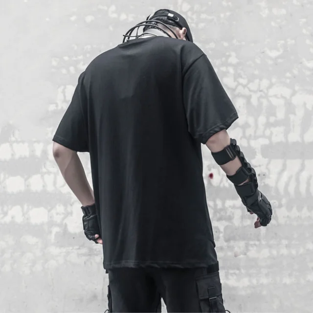 Men's Irregular Tactical Cargo T Shirt 6