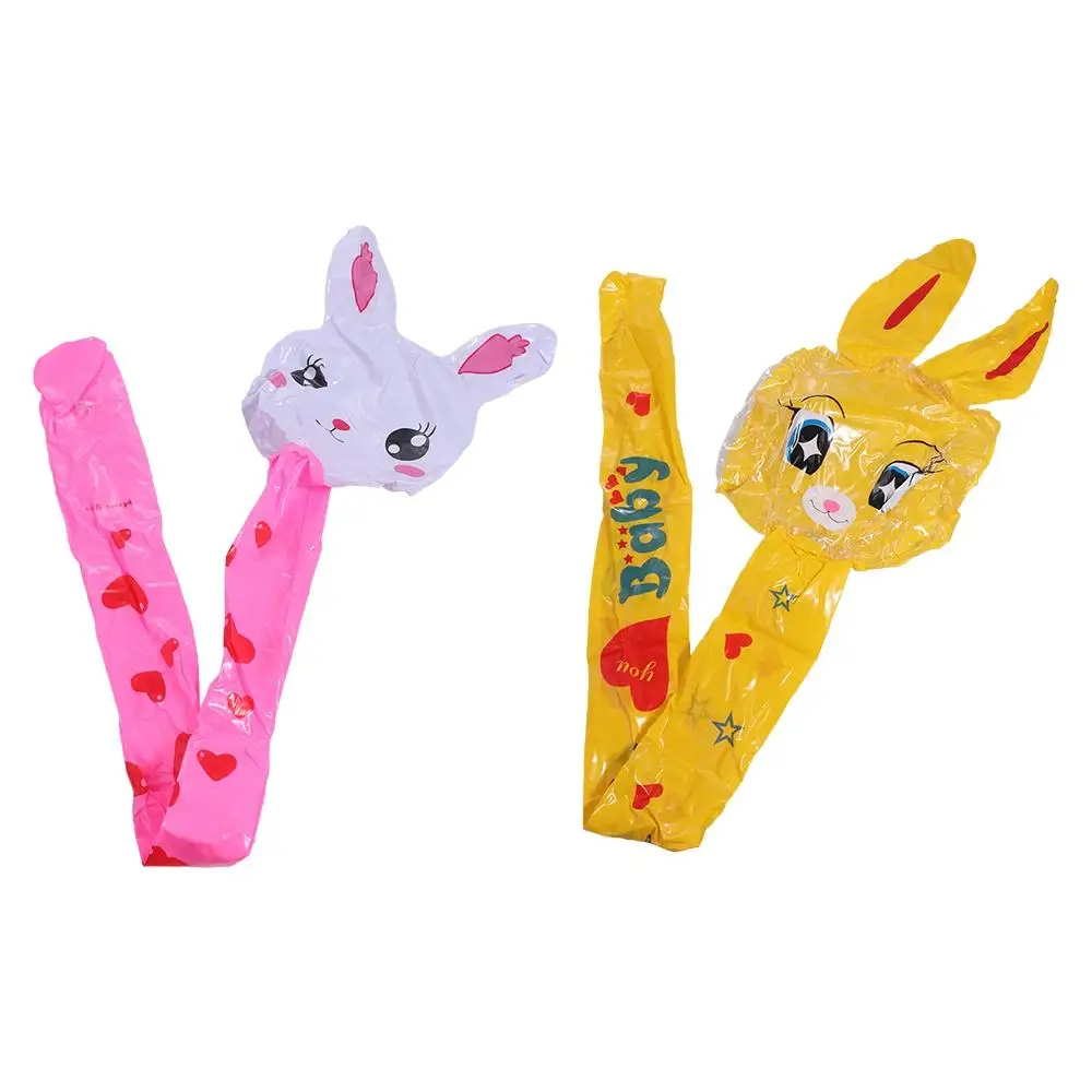 with Sound Inflatable Animals Stick Jungle Safari Balloon Sticks Inflatable Hammer Sticks Blow Up Giraffe Elephant 3