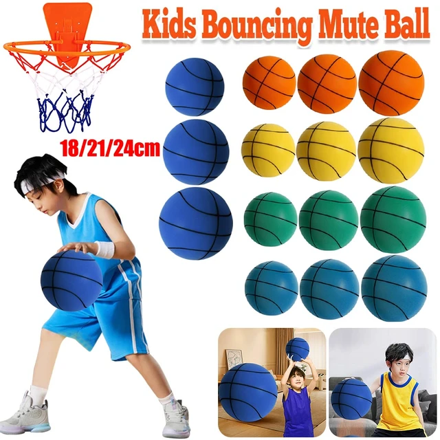 Squeezable Mute Bouncing Basquete, Bola Silenciosa, Espuma