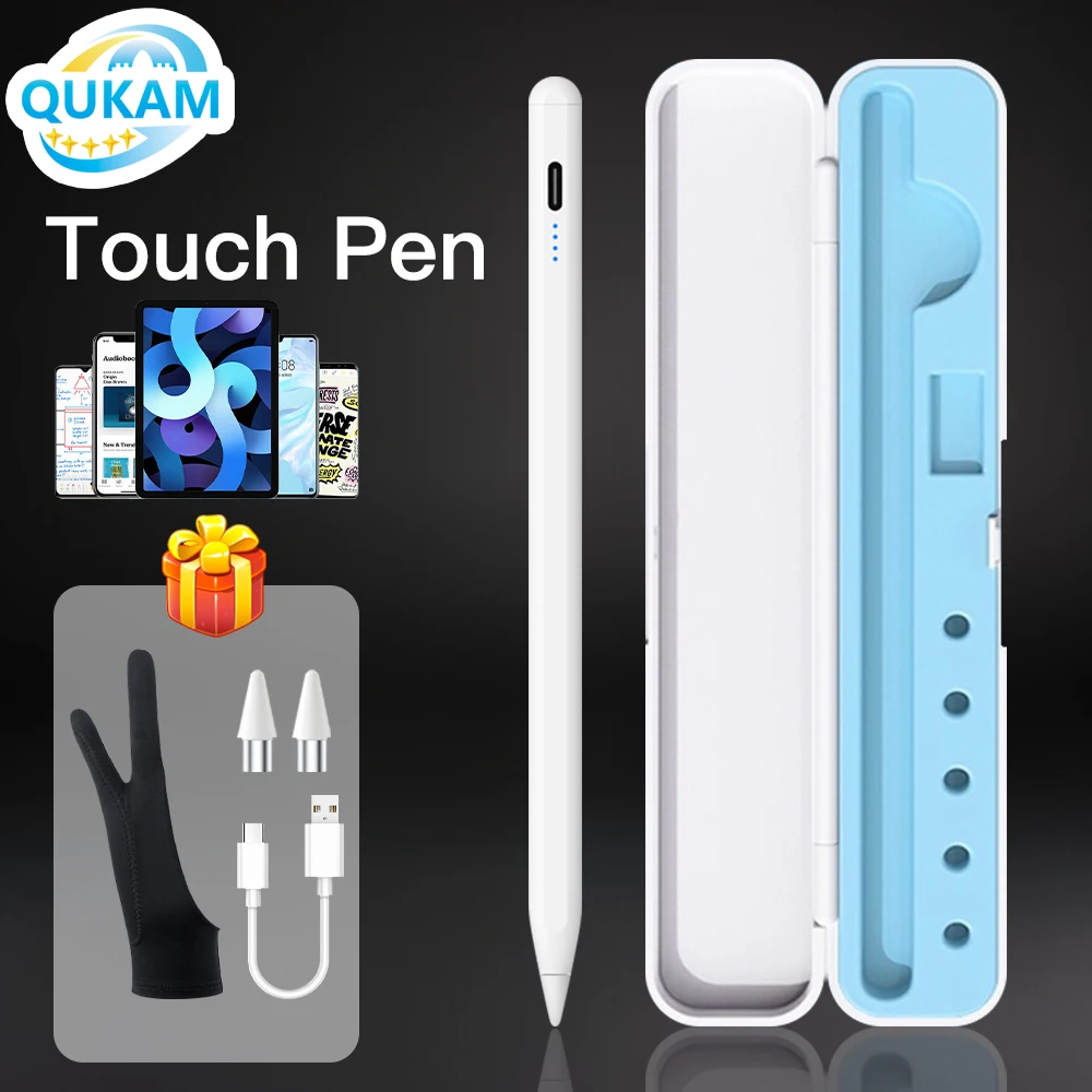 Nuevo lápiz óptico universal con estuche para iPhone, Samsung, Huawei, Xiaomi, escritura suave para Android, IOS, tableta, teléfono, lápiz táctil