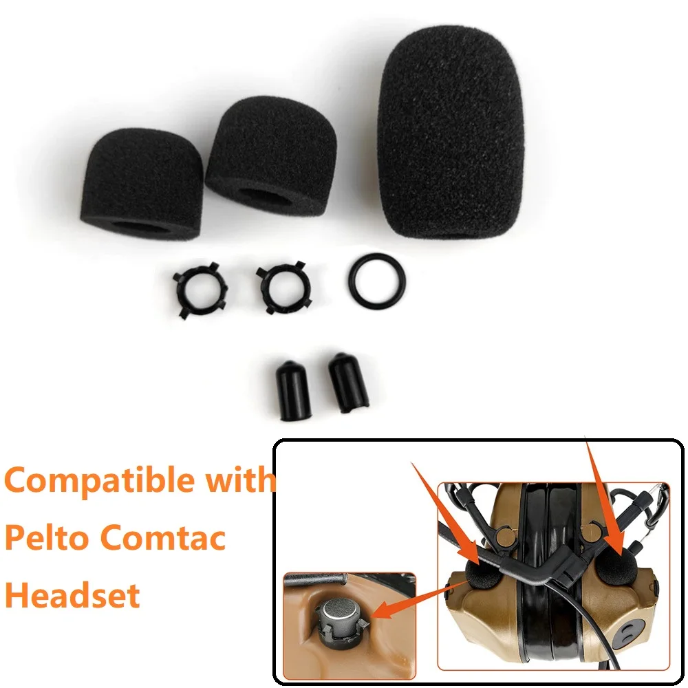 

COMTAC Tactical Headset Adapter Military Airsoft Shooting Hunting Headset Accessories for Peltor COMTAC Headset