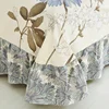 Vintage Floral Print Bed Skirt Set Ruffle Bedspread Mattress Cover Cotton Bedclothes Sheet Princess Style Bedding Bed Spreads 5