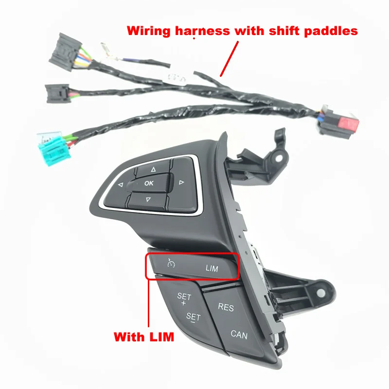 Commutateur Régulateur De Vitesse Pour Ford Focus Mk3 2015-2017 - Multifonction, Sans LIM