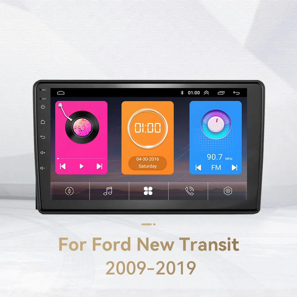 2 Din Android Car Radio Stereo for Ford New Transit 2009-2019 Head Unit Autoradio Multimedia Player Audio GPS Navigation |