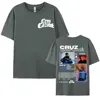 Rapper Cruz 922-928 Album Tour Merch T-shirt Men's Clothing Hip Hop Vintage Fashion T Shirts Summer O-Neck Tops Casual T Shirt 3
