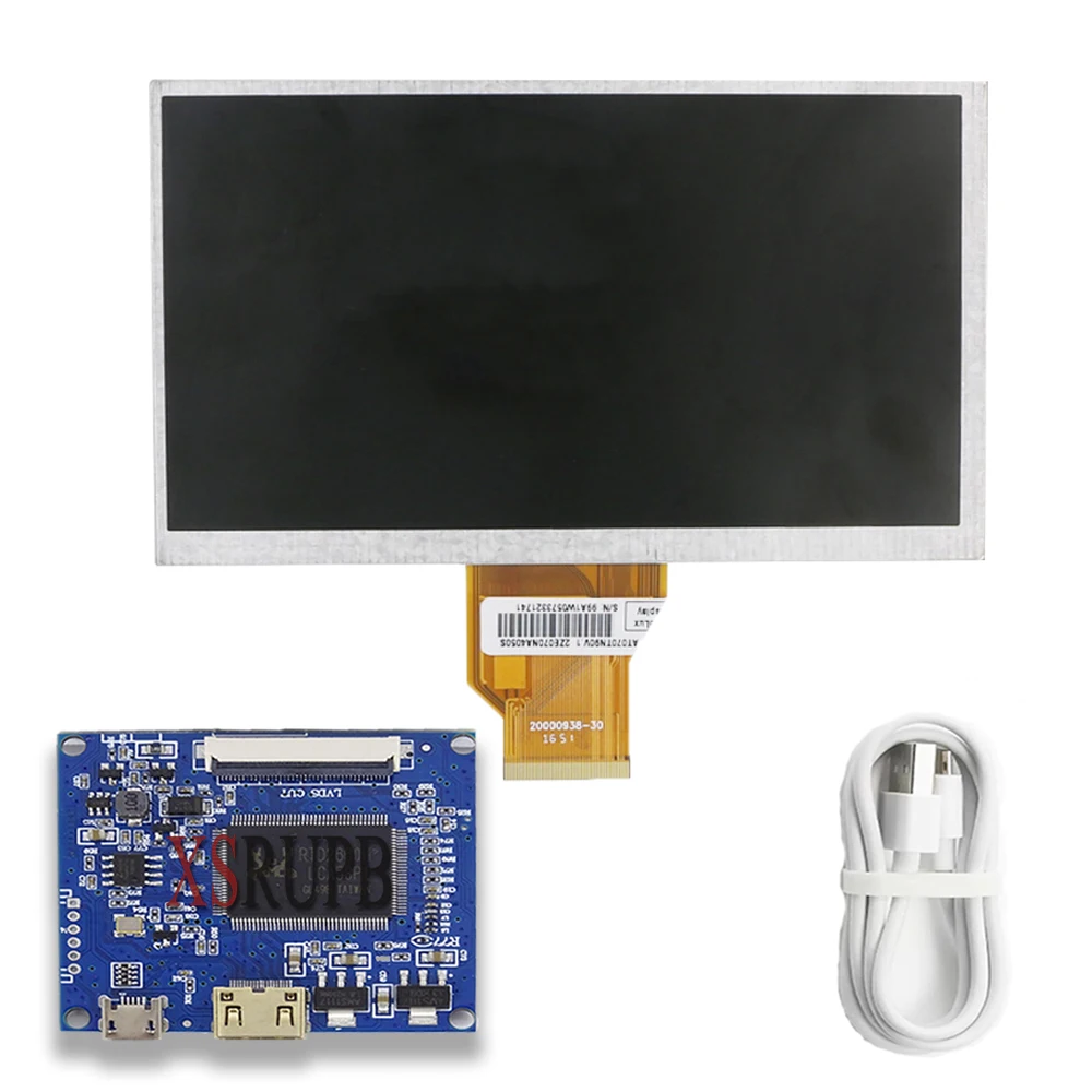 6.5 Inch AT065TN14 LCD Screen Display Driver Control Board Mini HDMI-Compatible For DIY Lattepanda,Raspberry Pi PC Monitor