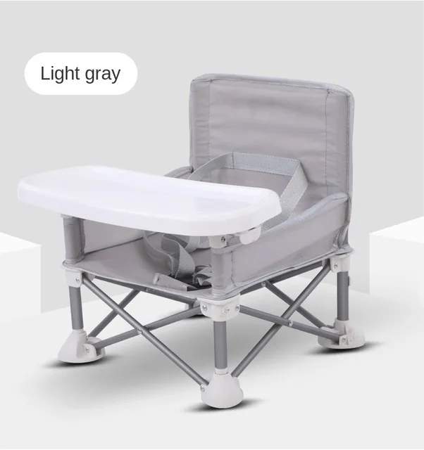 INS Hot Baby Multifunctional Feeding Dining Chair Portable Baby Seat Dinner Table Adjustable Folding Chairs with Storage Bag 11