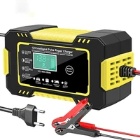 6a 12v Digital Car Battery Charger Fully Automatic Repair For Car Batery Charger 12v Baseus Fast Charging Car Charger