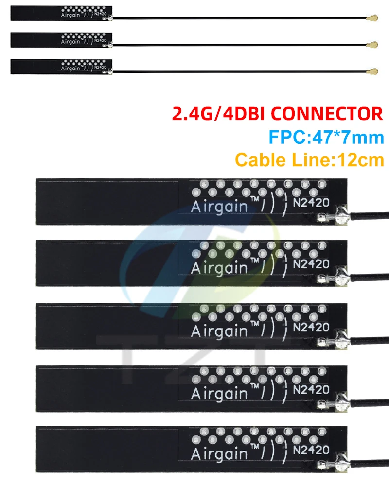 10/30 Stück 2,4 GHz 4dBi WLAN Interne Antenne PCB Eingebaute Omni-Antenne mit UFL-Anschluss – Detail 4