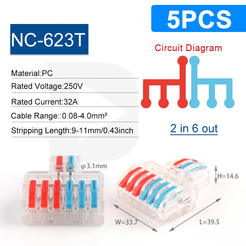 NC-623T 5PCS