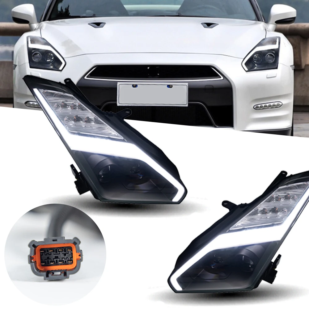 Led Headlights For Nissan Gt R