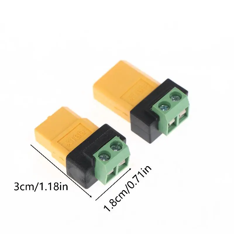 Connecteur XT60 Mâle/Femelle pour Drone, Chargeur Batterie, Lot de 1