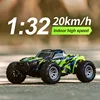 S801 S802 RC Car 1/32 2.4g Mini High-speed Remote Control Car Built-in Dual Led Lights Car Shell Luminous Toy Kids Gift For Boys 5