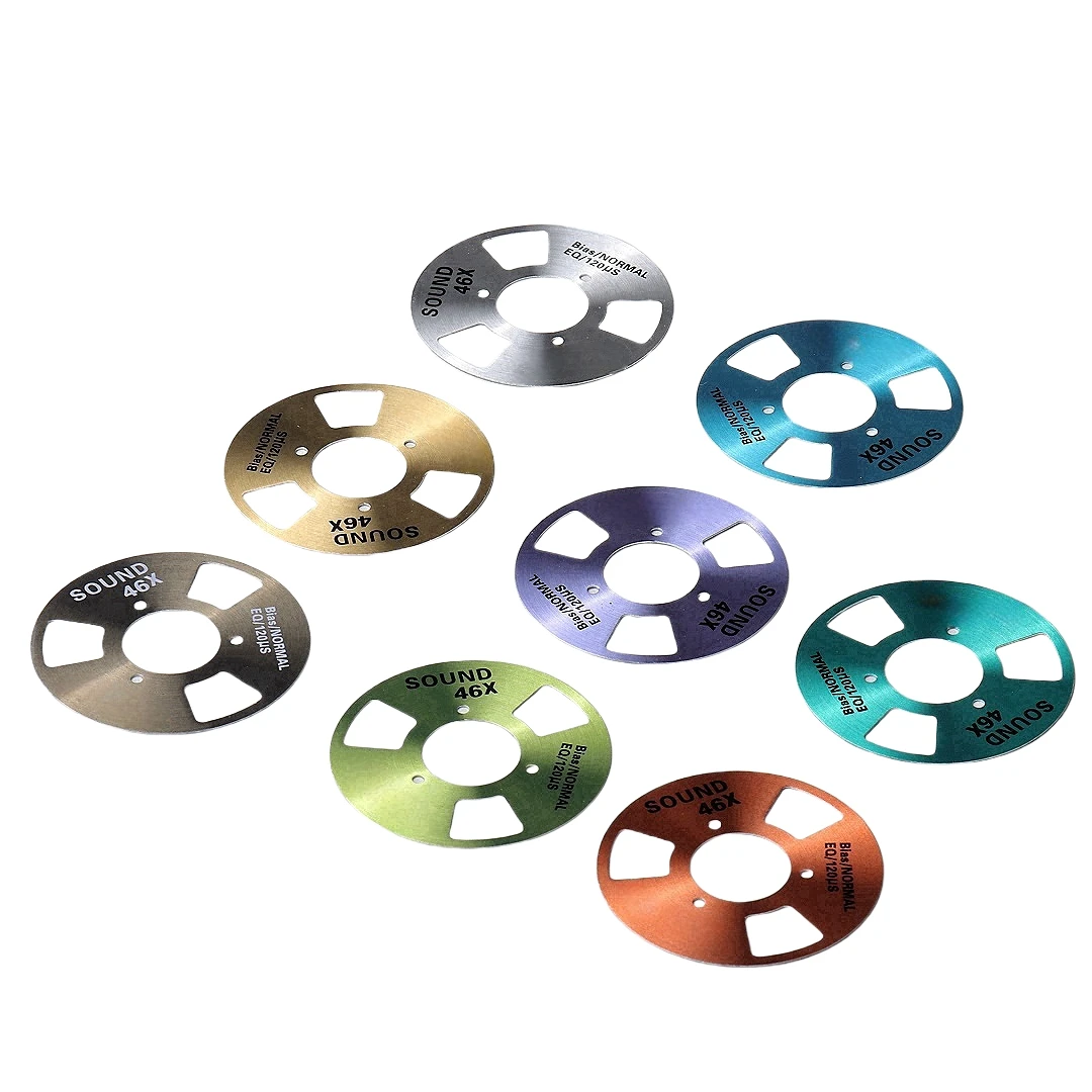 Cassette Tape Recorder Tape Accessories Audio Accessories Pack of 4 Reels + 2 Wheel for TEAC