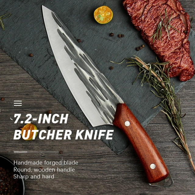 Kitchen Knife Set Handmade Cooking Knife Professional Kitchen Accessories  4CR13 Steel Boning Knife Sharp Chef Knife for Kitchen