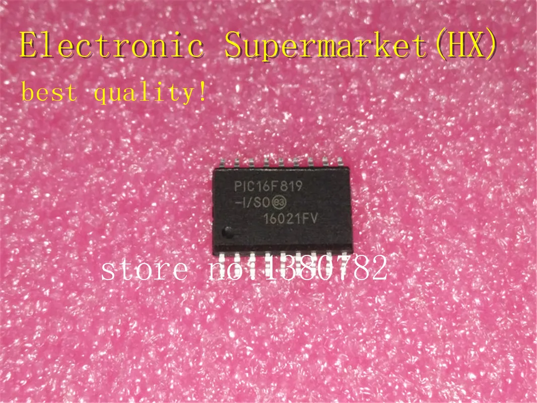 

Free Shipping 10pcs-100pcs PIC16F819-I/SO SOP-18 New original IC In stock!