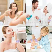 4/2PCS Wrist Washband Microfiber Wrist Wash Towel Band Wristband Scrunchies Wash Face Absorbent Wrist Sweatband Women Headband - Image 6