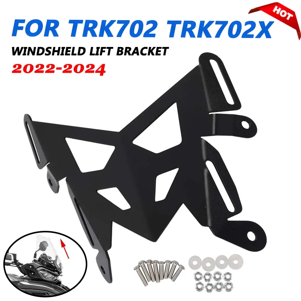 

Motorcycle Windscreen Lift Bracket For Benelli TRK702 TRK702X TRK 702 X 702X Accessories Windshield Wind Screen Support Holder