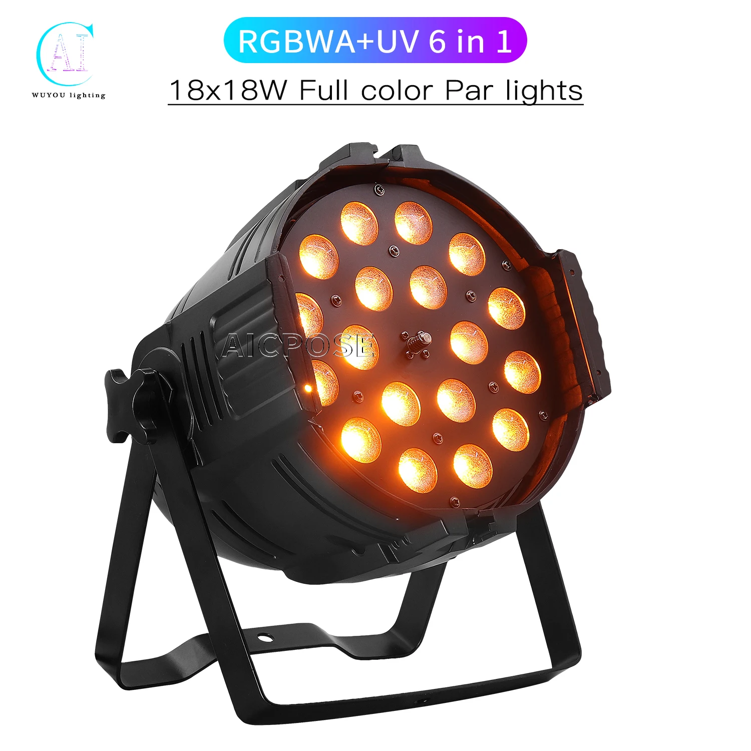 

18x12W RGBW/18x18W RGBWA + UV 6 в 1 светодиодный Par Светильник с алюминиевым зумом