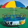 ZF Kindergarten Swivel Chair Carousel Children's Large Toy Outdoor Trampoline Mushroom Swivel Chair 4