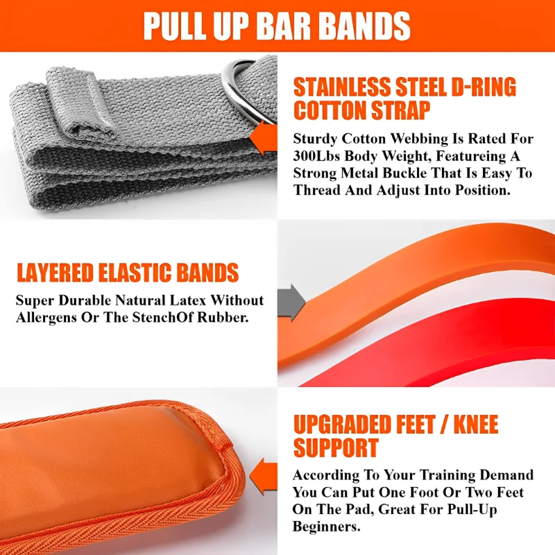 Adjustable Pull-Up Assist Bands 2