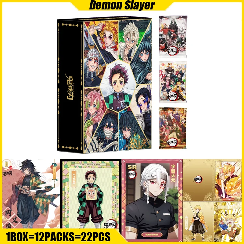 Yami Demon Slayer Cards The First Bullet Of The Fire Anime Collection Cards Mistery Box Giochi Da Tavolo Giocattoli Regali Di Compleanno Per Bambini