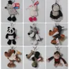 Special Wolf And Blue Bird Key Chain Classic 3D Monkey Gorilla Model Stuffed Animal Keyring Soft Doll Keyfob Gift For Lover 1