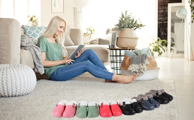 Zapatillas Evshine cálidas de invierno para hombre, zapatillas