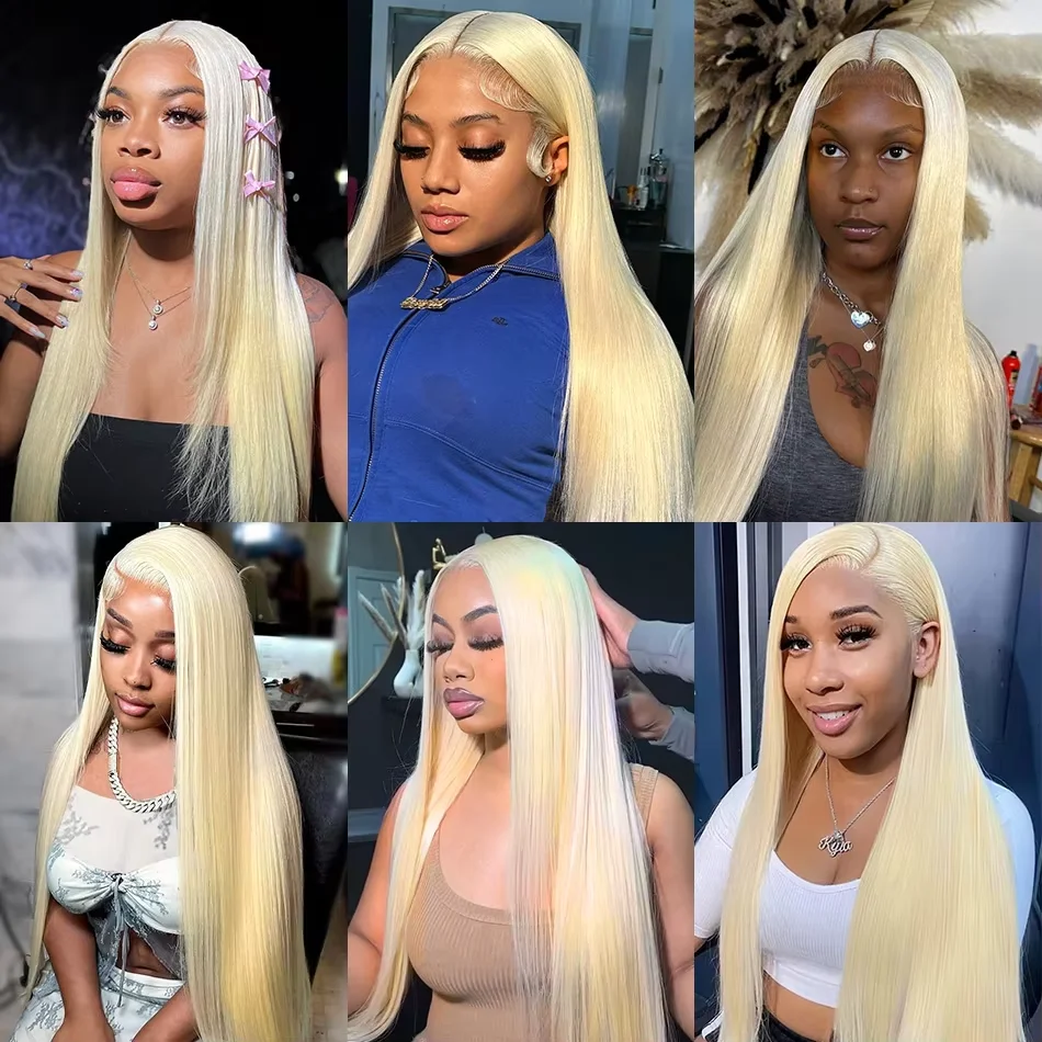 613 Honey Blonde bone Straight Human Hair Bundles Virgin Hair Extensions Brazilian Hair Weave 1/3/4 Raw Hair Bundles 16-46inch