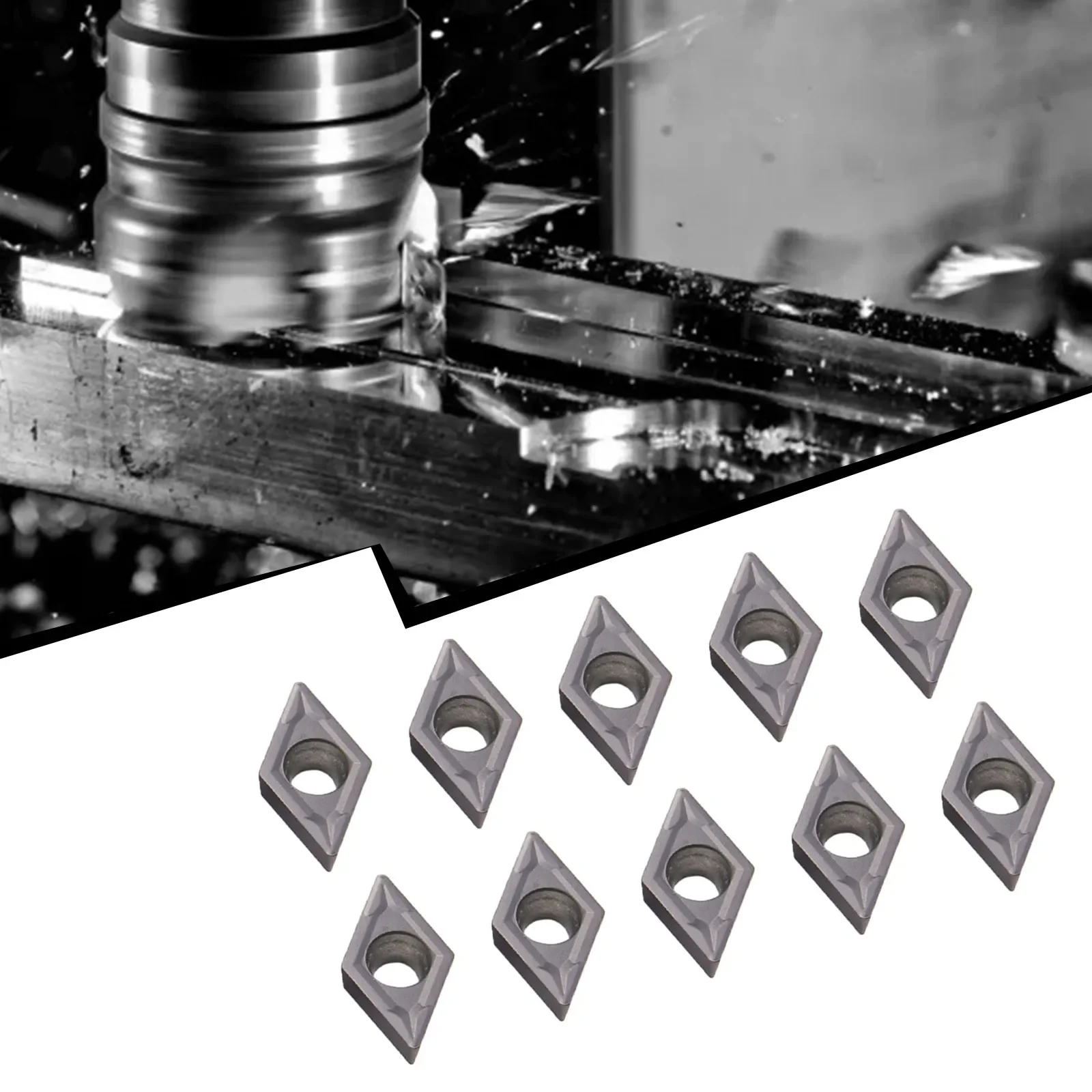 Inserts Turning Carbide Inserts For SDJCR/SDNCN/SDQCR Series For Stainless Steel Turning Useful 10 Pcs DCMT070204
