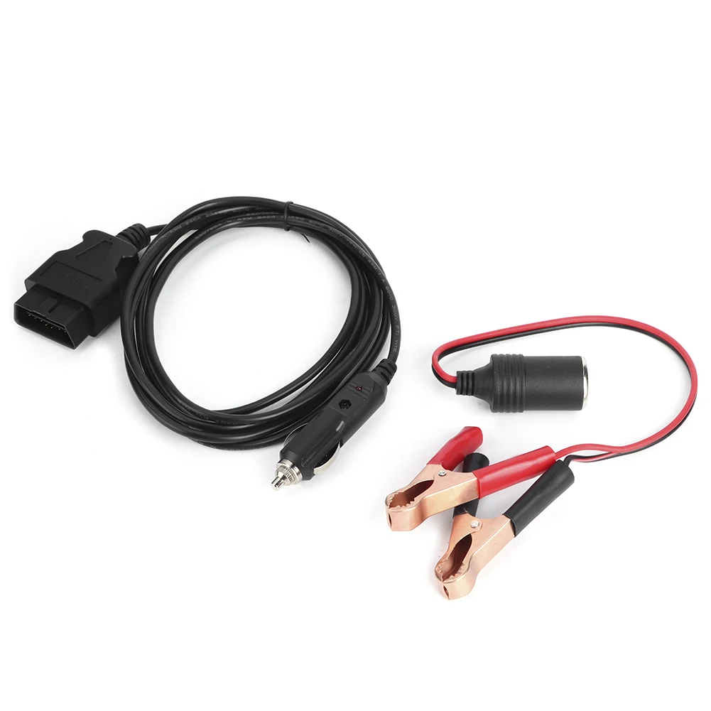 배터리 케이블 메모리 세이버 OBD2 비상 전원 공급 케이블 ECU 메모리 세이버 자동차 연장 소켓 전원 배터리 클립