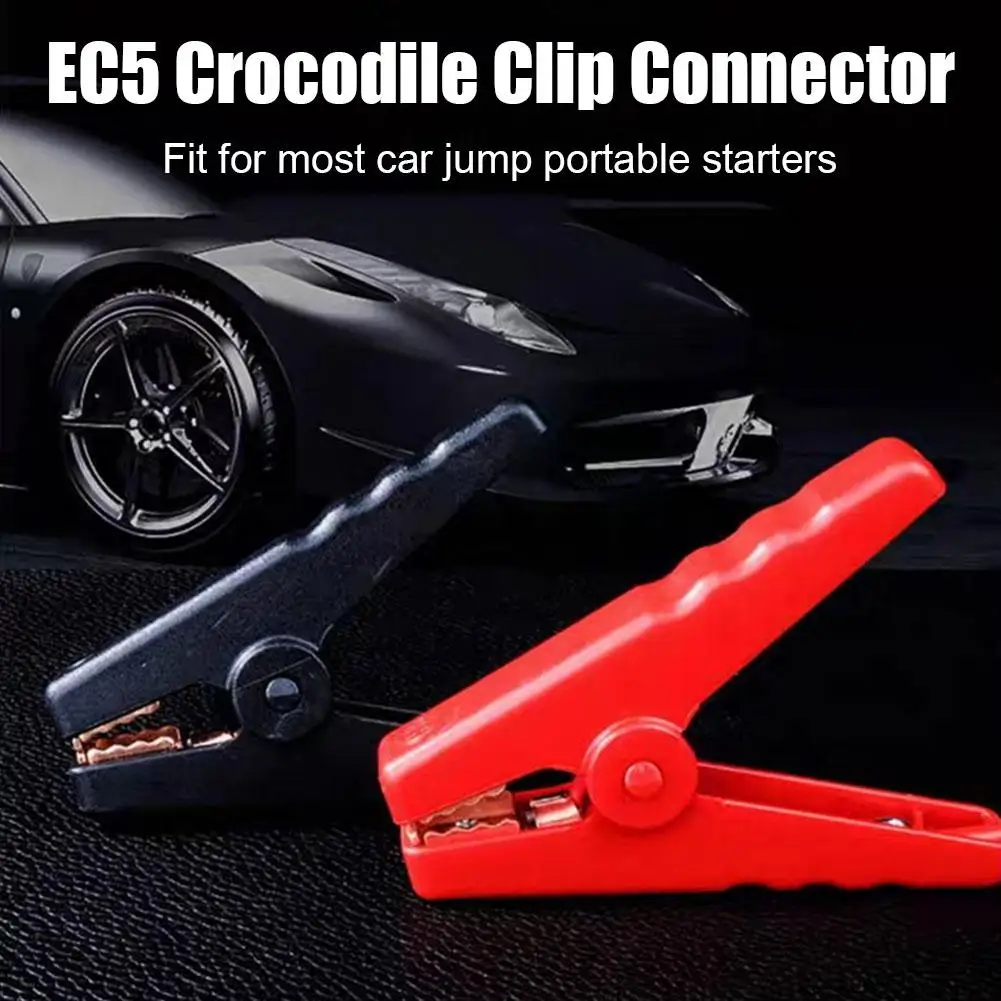 

Car Jumper Booster Cable Clip Emergency Car Battery Intelligent Alligator Clamps Red-Black Clips For 12V Jump Starter E7L0