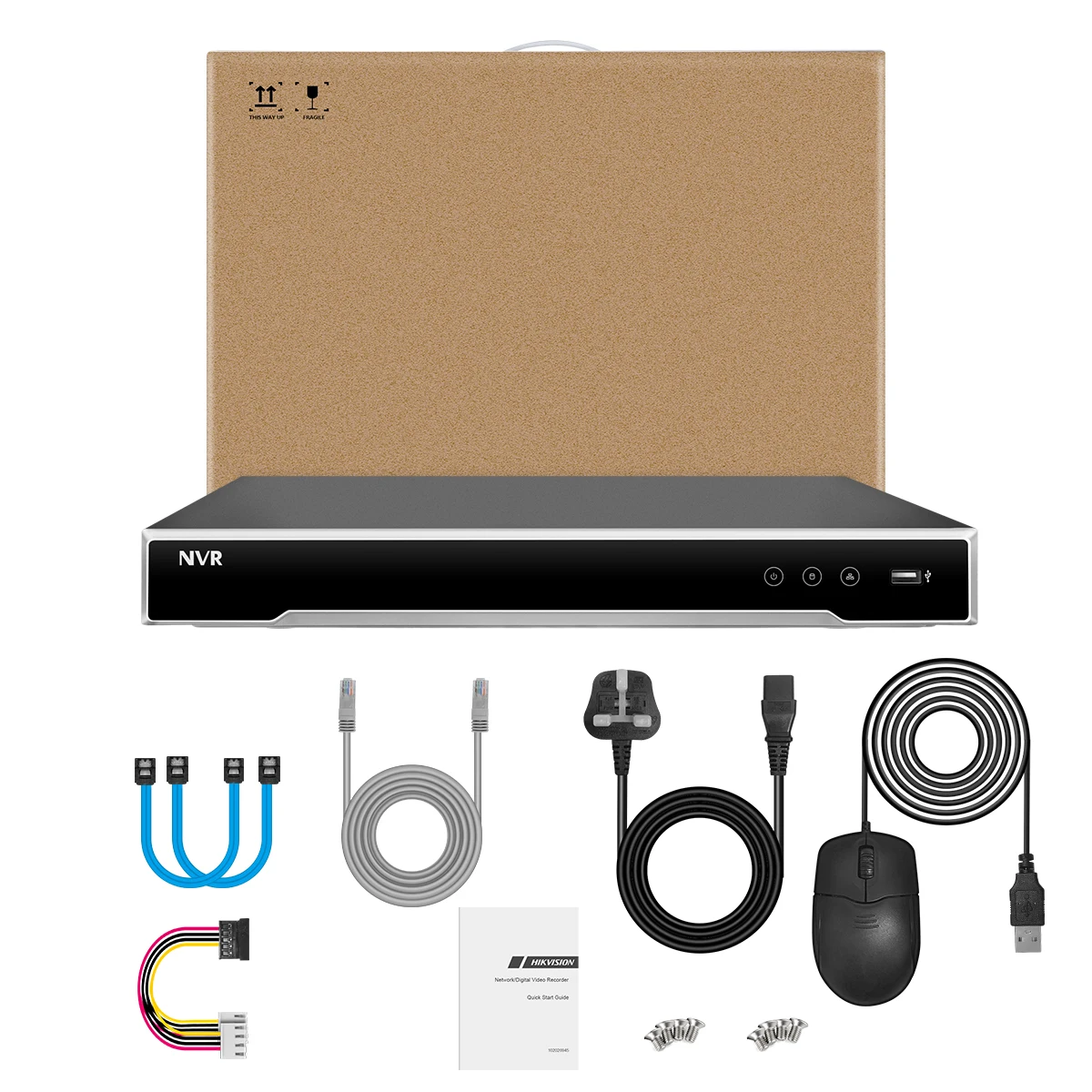 Hikvision ネットワークビデオレコーダー 16Ch POE NVR Hikvision 16 Channel 4K NVR PoE 4TB HDD 256Mbps | SpyCameraCCTV