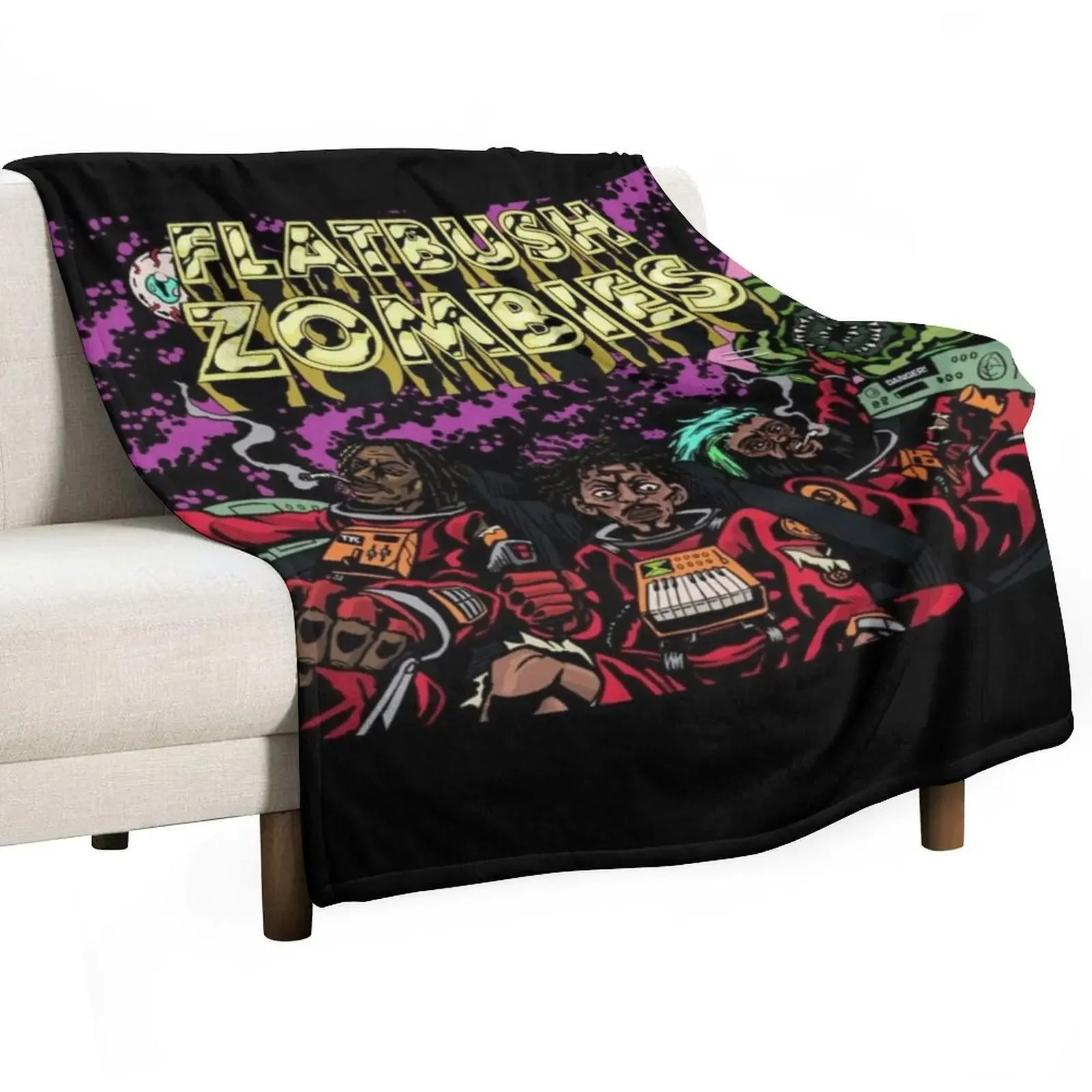 

New-Flatbush Throw Blanket For Baby Summer Beddings Hairy Blankets