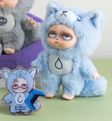 アイドル Sleepless Grumpipi Sleepless Grumpipi Series Blind Box Vinyl Doll Mystery
