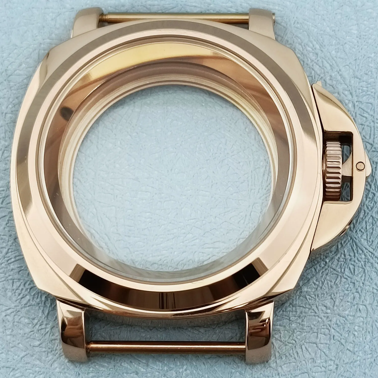 Premium 40mm Sapphire 10ATM Waterproof Stainless Steel Watch Case with Handle