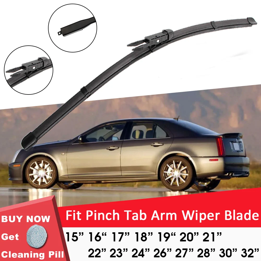

Щетка стеклоочистителя автомобиля подходит для Pinch Tab Arm 15 "16" 17 "18" 19 "20" 21 "22" 23 "24" 26 "27" 28 "30" 32 "ветровое стекло естественное резиновые Авто дворники