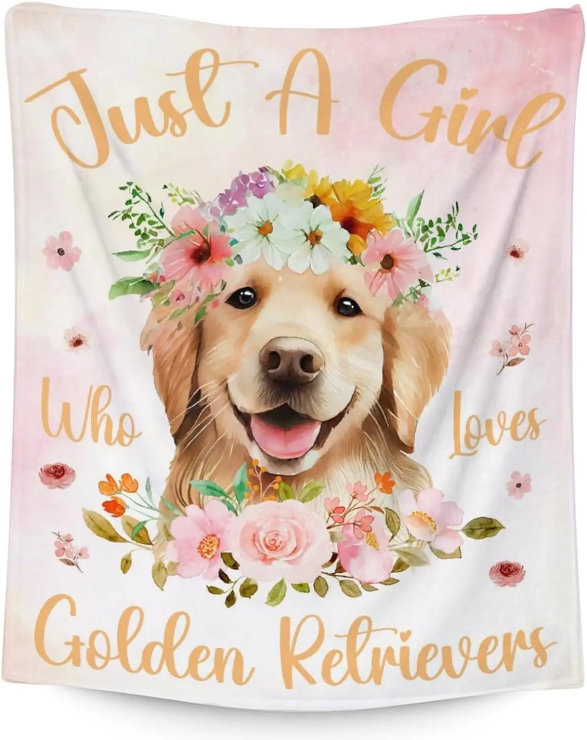 

Golden Retriever Blankets Soft Fuzzy Blanket Throw for Girls Flannel Blankets for Couch Sofa Colorful Cute Dog Blanket Gifts