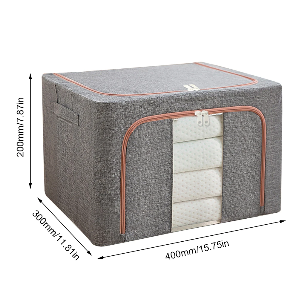 Large Quilt Storage Bag Foldable Storage Organizers Clothes Blanket Organizer Box Dust-proof Wardrobe Clothes Cabinet Organizer 6