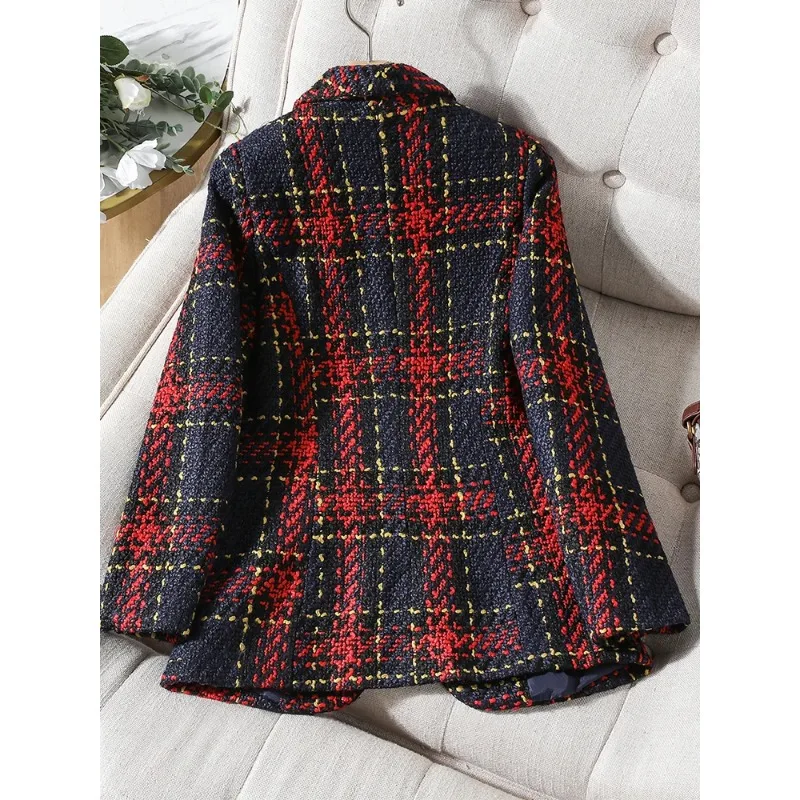 Рисунок 2 - Пиджак Pzlcxh в клетку для женщин